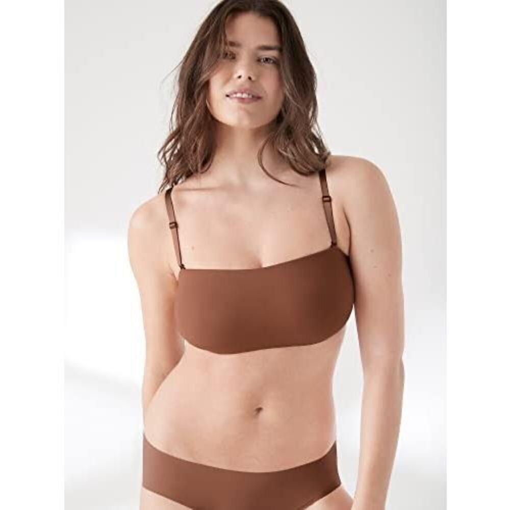 True & Co. NWT True Body Soft Convertible Wirefree Bandeau Bra XS